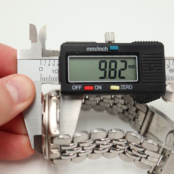 Fossil Blue Panda 40mm Watch 24 Hour Calendar Steel Bracelet BQ8775 New Battery - Picture 3 of 12